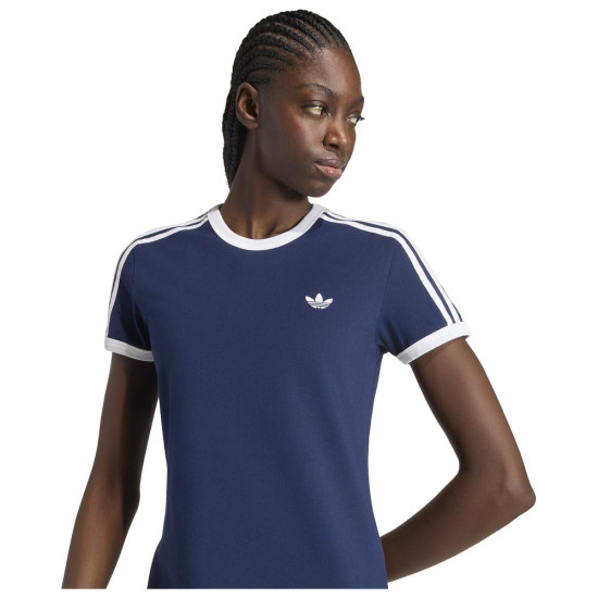 Adidas Γυναικείο φόρεμα 3-Stripes Cotton Elastane Midi Dress